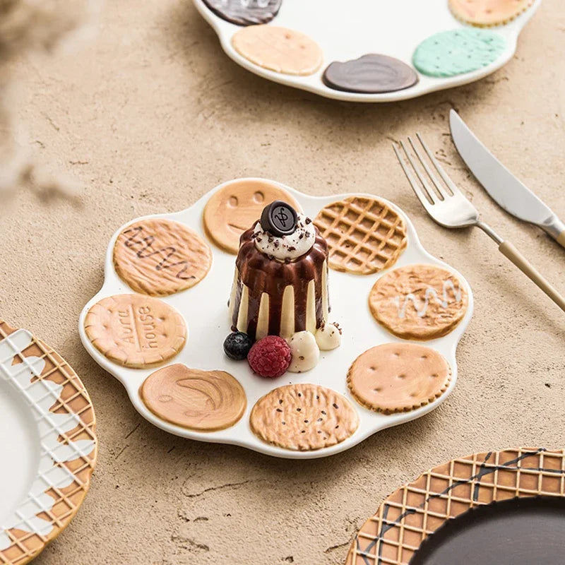 CupWize Cookie Handle Ceramic Mug – Creative Coffee & Milk Cup