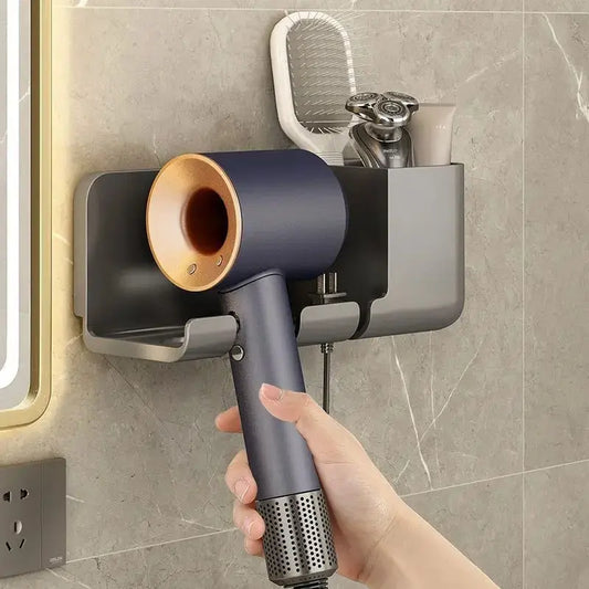 Hair Dryer Holder: Wall Mount, No Drilling