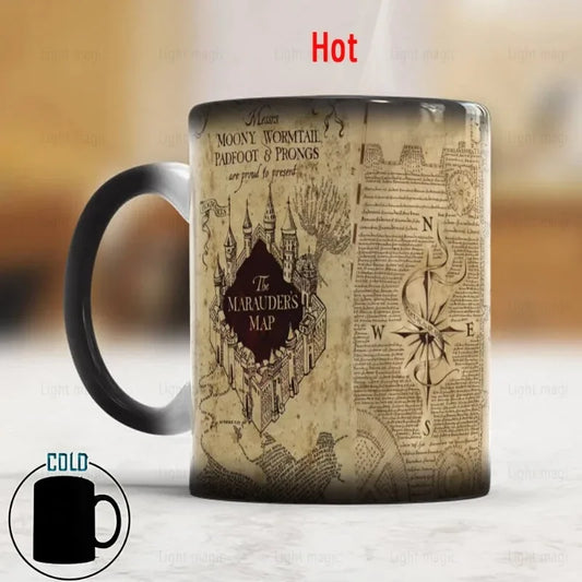 CupWize Magic Color-Changing Mug – 11oz Heat-Sensitive Ceramic Coffee Cup