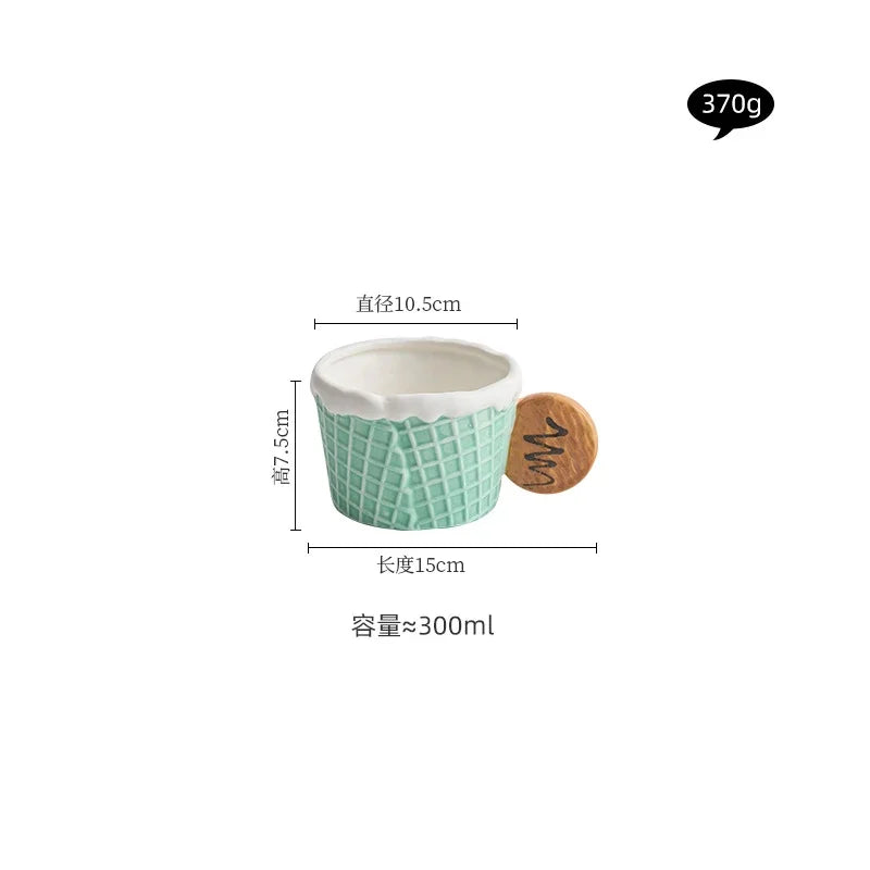 CupWize Cookie Handle Ceramic Mug – Creative Coffee & Milk Cup