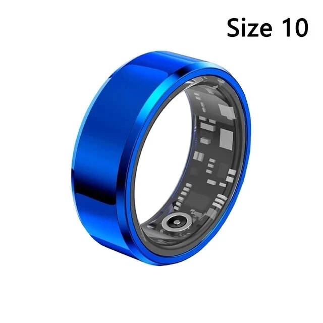 Titanium Smart Ring: Health Monitoring & Multi-Sport (IP68 Waterproof)